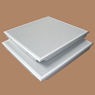 kopen Geperforeerde aluminium plafondpanelen 300x300 mm tegels voor plafonddecoratie online manufacture