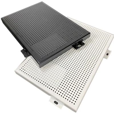 kopen Architectonische geperforeerde metalen panelen Ronde gaten Aluminium geperforeerde plaat online manufacture