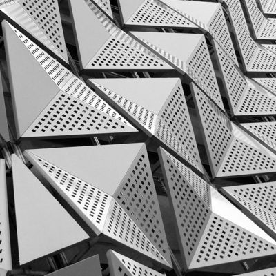 kopen 3D geperforeerd aluminium plaat plaat paneel vervaardigd en op maat gemaakt voor wanddecoratie online manufacture