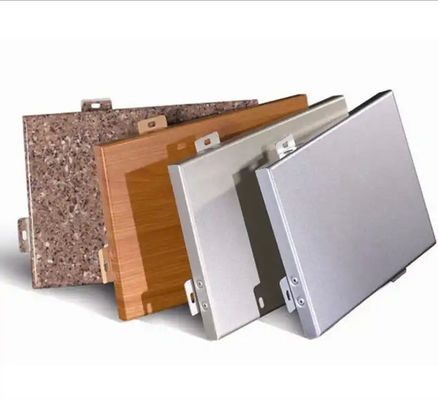 kopen Aluminiumplaten van aluminiumplaten van aluminium PVDF-coating Panel voor buitenwandbekleding Houtgraan Aluminiumpanelen online manufacture
