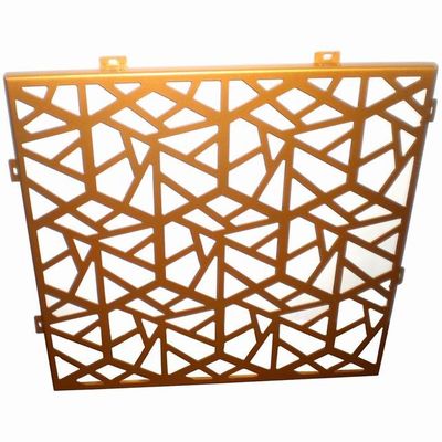kopen Duurzaam gouden kwaliteit geperforeerd aluminium paneel voor scherm gordijn wandbekleding en decoratie online manufacture
