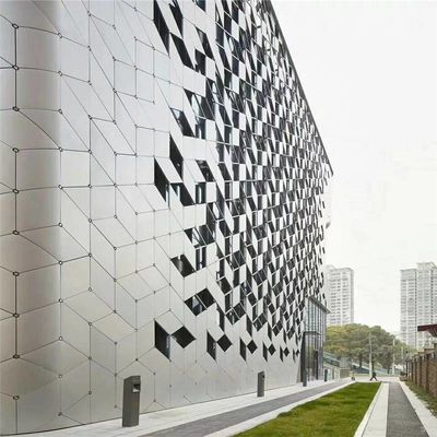 kopen Nieuw ontwerp Houten look Aluminium wandpaneel online manufacture