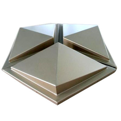 kopen Elegante 3D aluminium wandbekleding voor gebouwdecoratie online manufacture