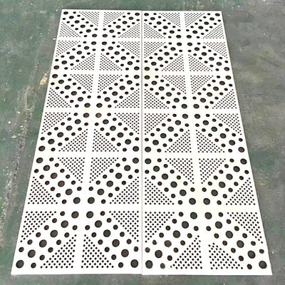 kopen 1.5 mm tot 5.0 mm geperforeerde aluminium bekledingsplaten voor architectonische gevelversiering online manufacture