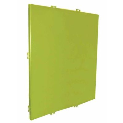 Gemakkelijk schoonmaakbaar Aluminium wandbekleding paneel Recyclebaar voor gevel envelop / decoratie