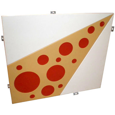 Geanodiseerd / poederbedekt Customized Aluminium Panel Meerdere kleuren Voor gebouw decoratie