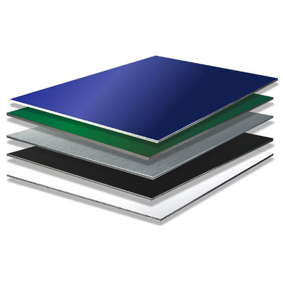 2000 mm-6000 mm Aluminium Plastic Composite Panel voor de renovatie / decoratie van gebouwen