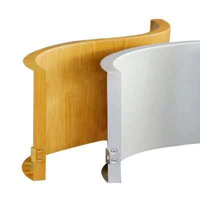 Innen- en buitenkamers, op maat gemaakte aluminiumpaneel, decoratief veneerwandpaneel