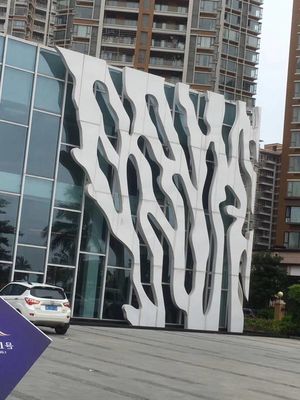 Nieuwe decoratieve commerciële buitenkant Acp Outdoor Brandbestendig Gevelmaterialen Panel bekleding Buitenkant 3D Aluminium fineer