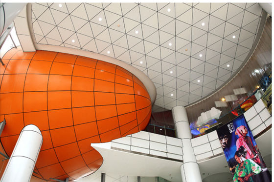 Aluminium buitenwand gevelpanelen met gesneden ontwerp geperforeerd plaat metaal brandwerend spiegel afwerking