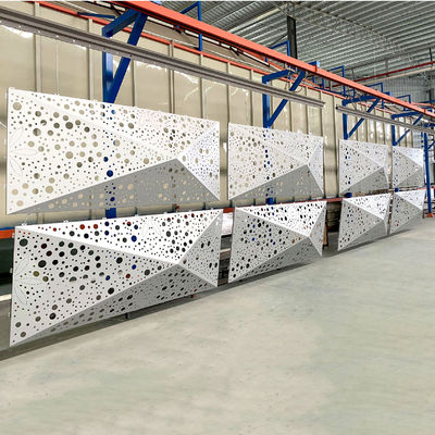 A1100 of A3003 Aluminiumplaat van hoge kwaliteit met geperforeerde patronen voor schermdecoratie