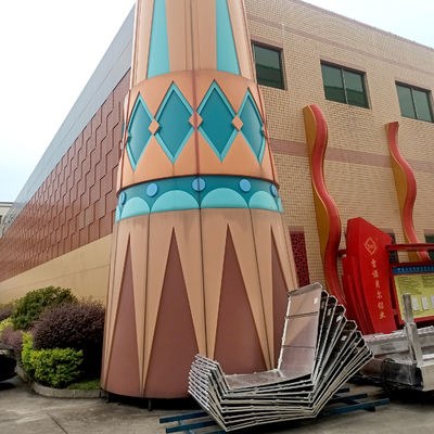 Multi-color afwerking aluminium platen op maat voor het bouwen van wandbekleding en decoratie