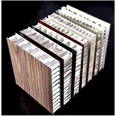 HPL Sandwich Composite Material Aluminium Honeycomb Panel met geïmiteerde houten kleuren Dikte 5-50 mm