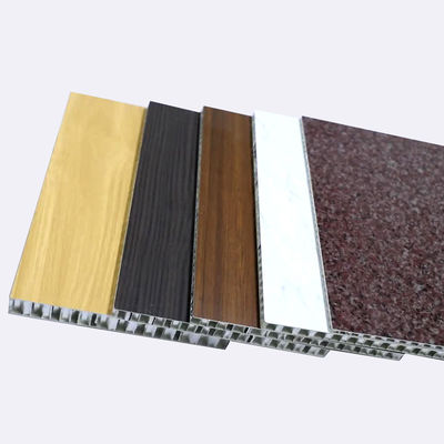 Verscheidene kleurenopties Decoratief aluminium honingraatcompositpaneel voor gevelwandbekleding
