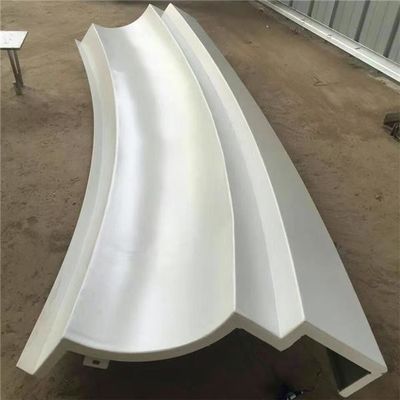 Aluminium Materiaal decoratieve 3d-laten wandbekleding binnen-buiten golfwandpaneel