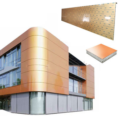 Maximale grootte 2mx12m Grote aluminium honingraat bekleding panelen voor gordijnwand decoratie