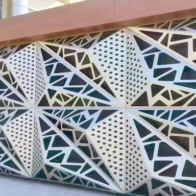 Aanpasbare 3D-aluminiumpanelen voor binnen- of buitenwandbekleding en -decoratie
