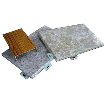 Roestvrij aluminium bekledingsplaten geanodiseerd of gecoat Afwerking op maat voor gordijnwanddecoratie
