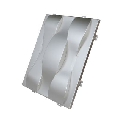 3D-hyperbolisch aluminiumpaneel met convex uitgestrekt oppervlak voor speciale gebouwdecoratie