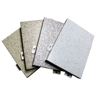 Onderhoudsarme aluminium metalen gordijnwandbekleding met kunstmatige stenen kleuren