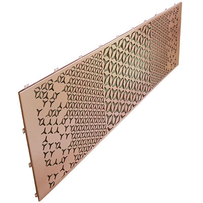 A3003 Lasergesneden geperforeerde aluminiumplaten van legeringskwaliteit met aanpasbare perforaties of patronen voor partiton-scherm- of gangdekoratie